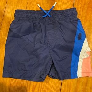 2T Cat & Jack Shark swim trunks